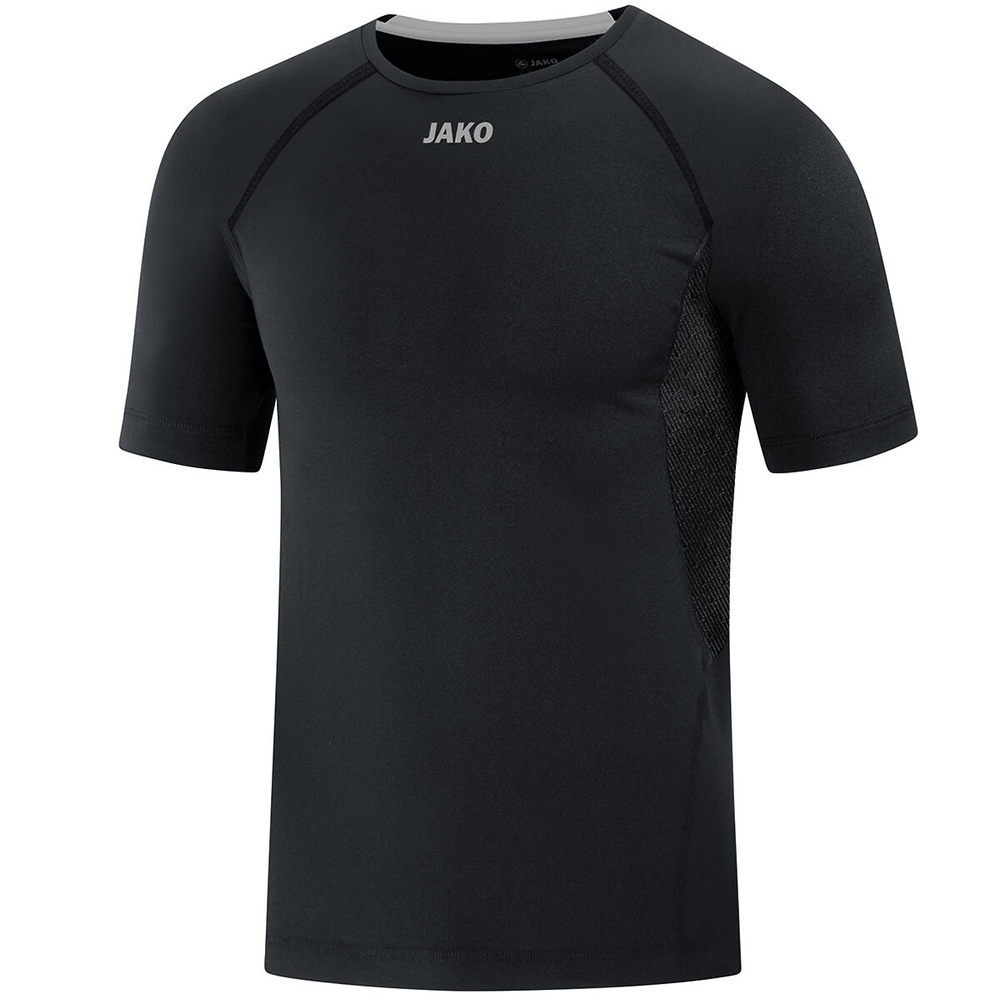 T-SHIRT JAKO COMPRESSION 2.0, BLACK MEN. 