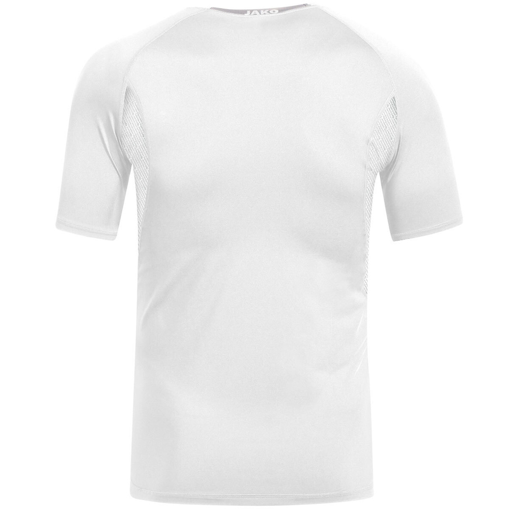 T-SHIRT JAKO COMPRESSION 2.0, WHITE MEN. 