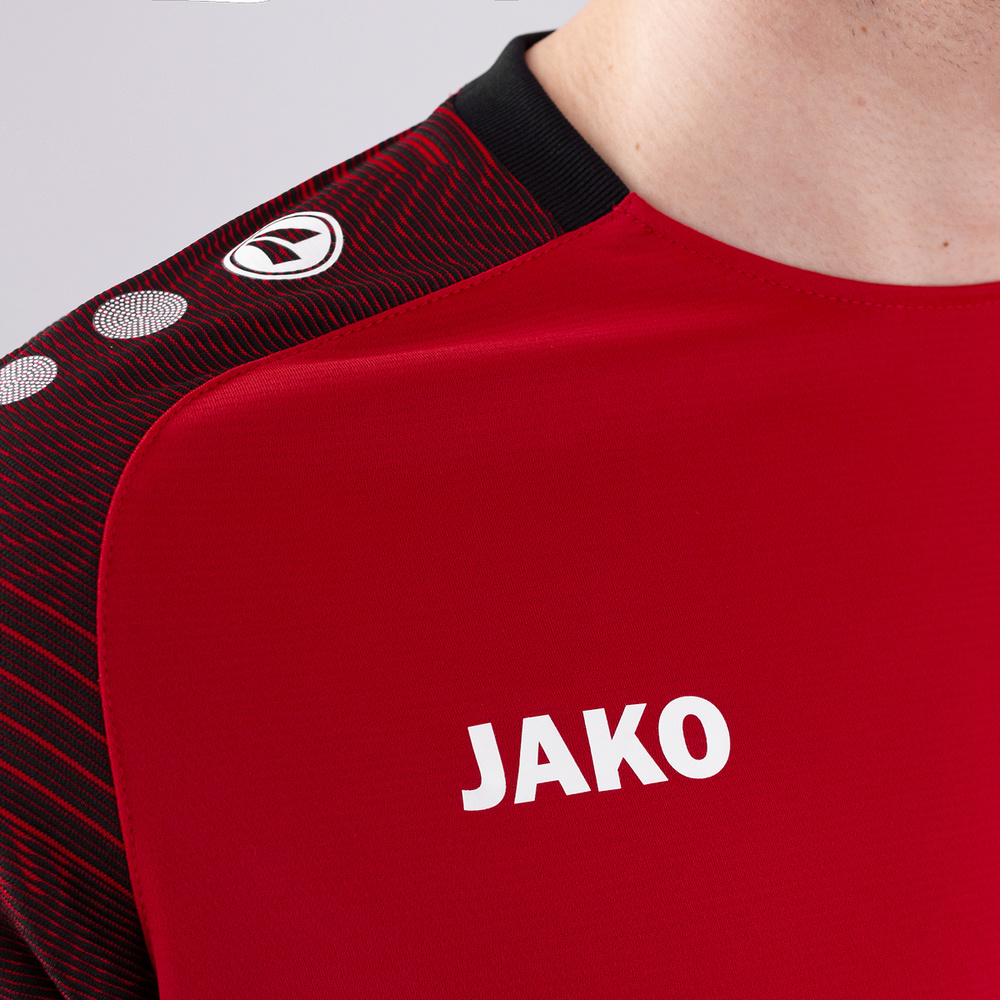 T-SHIRT JAKO PERFORMANCE, RED-BLACK KIDS. 