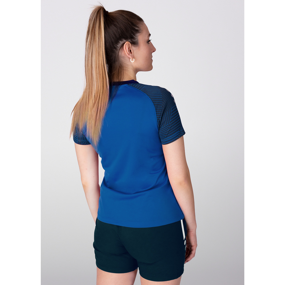 T-SHIRT JAKO PERFORMANCE, ROYAL-SEABLUE WOMEN. 