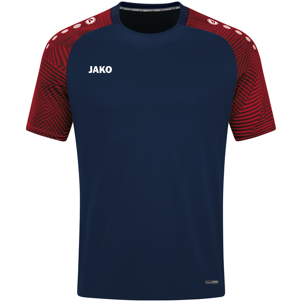 T-SHIRT JAKO PERFORMANCE, SEABLUE-RED KIDS. 