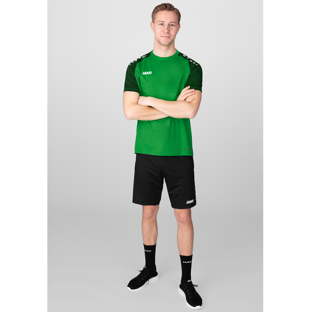 T-SHIRT JAKO PERFORMANCE, SOFT GREEN-BLACK KIDS. 