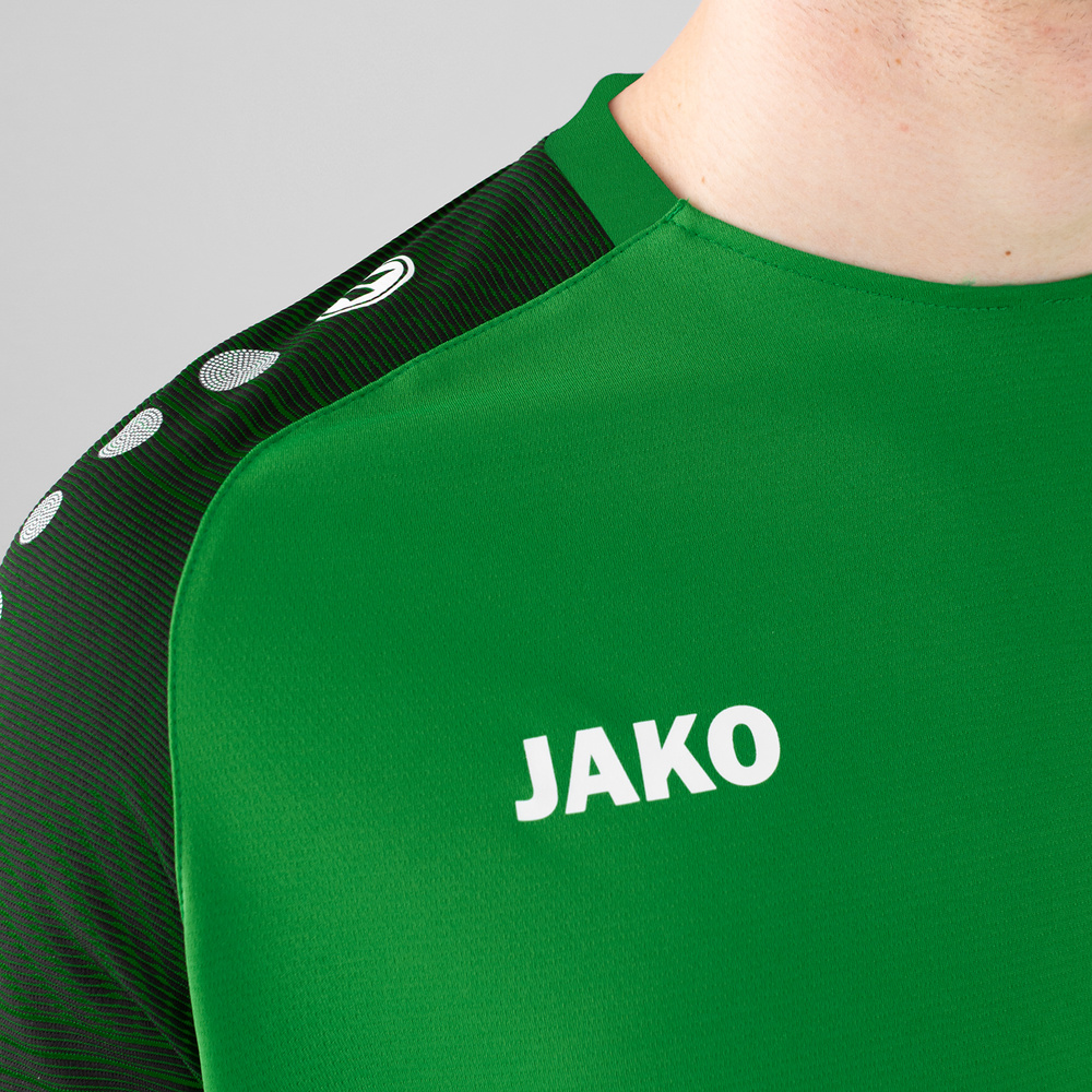 T-SHIRT JAKO PERFORMANCE, SOFT GREEN-BLACK KIDS. 