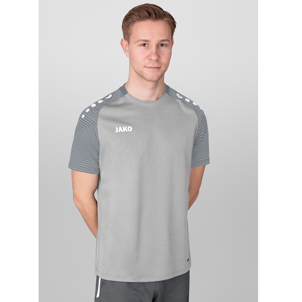 T-SHIRT JAKO PERFORMANCE, SSOFT GREY-STONE GREY KIDS. 