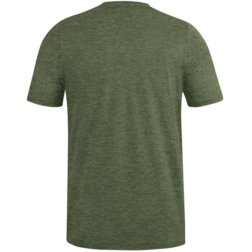 T-SHIRT JAKO PREMIUM BASICS, KHAKI MELANGE MELANGE MELANGE MELANGE MELANGE MEN. 