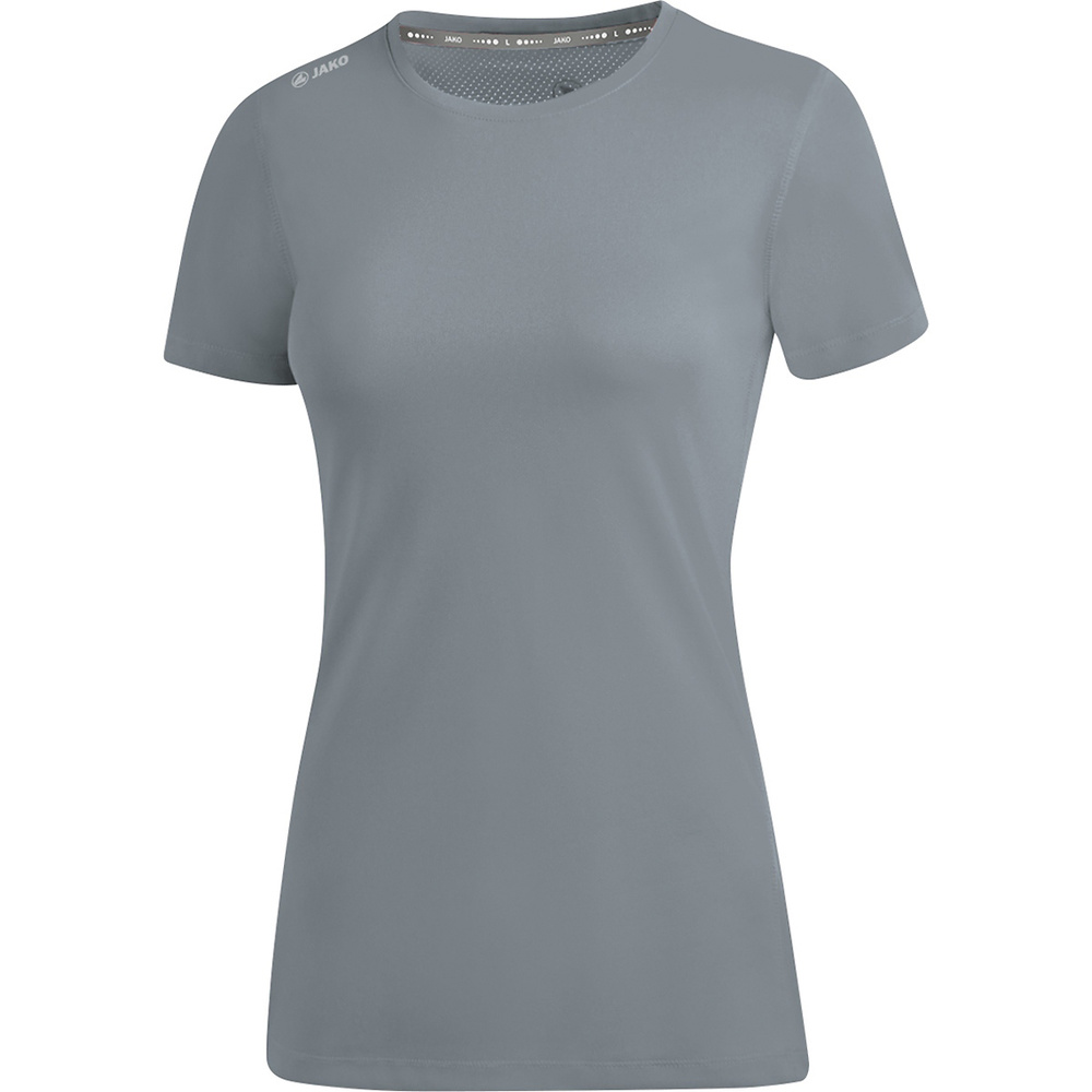 T-SHIRT JAKO RUN 2.0, STONE GREY WOMEN. 