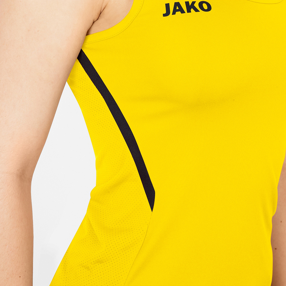 TANK TOP JAKO CHALLENGE, CITRO-BLACK KIDS. 