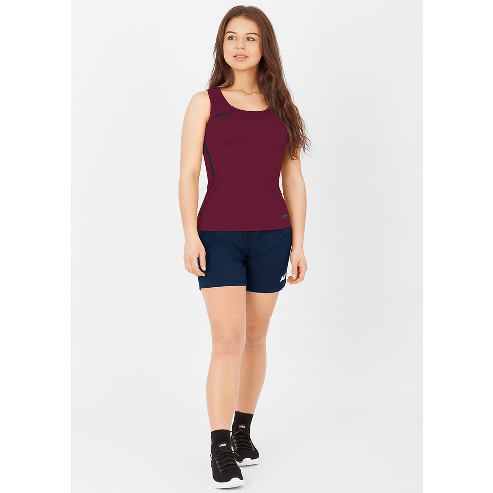 TANK TOP JAKO CHALLENGE, MAROON-SEABLUE KIDS. 