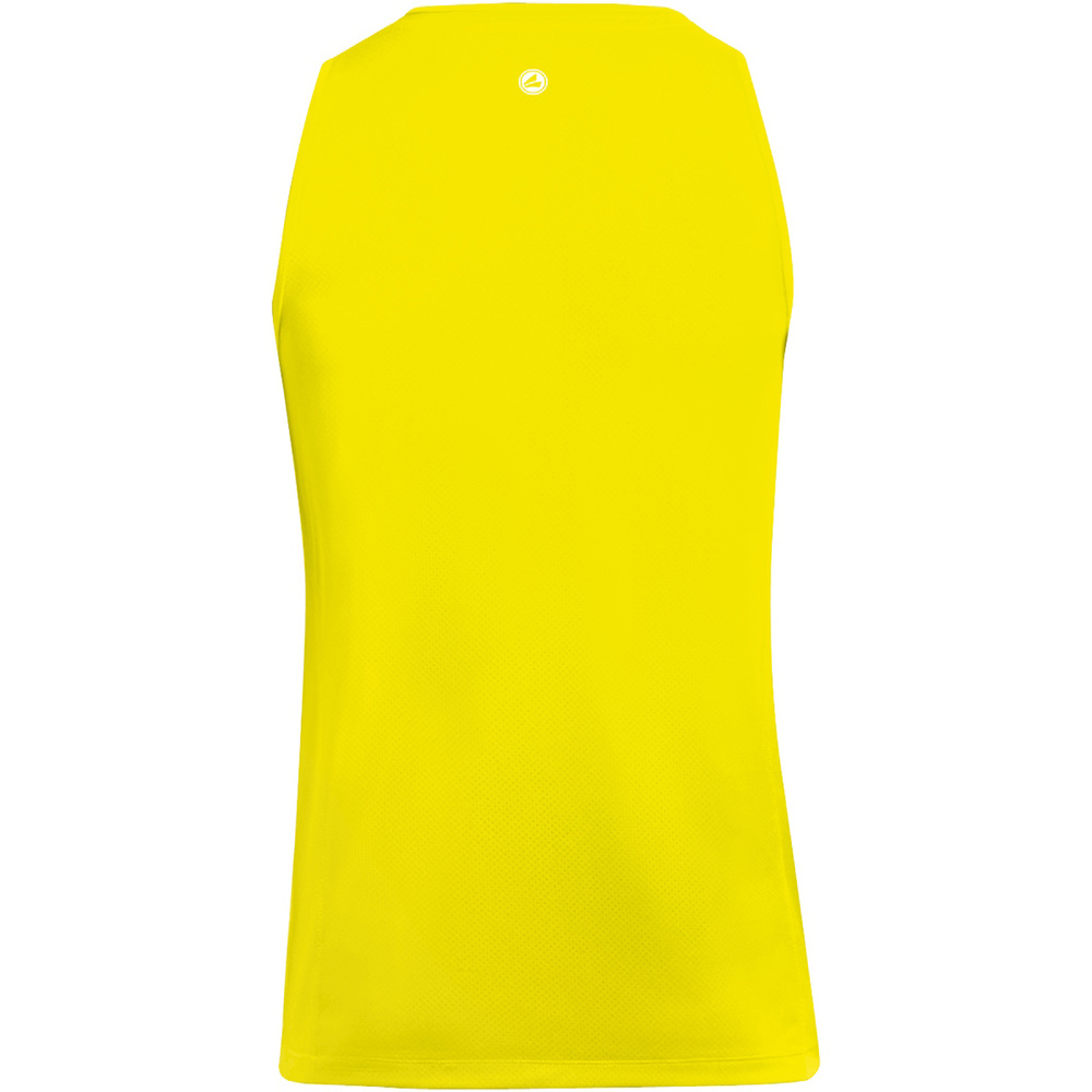 TANK TOP JAKO RUN 2.0, NEON YELLOW KIDS. 