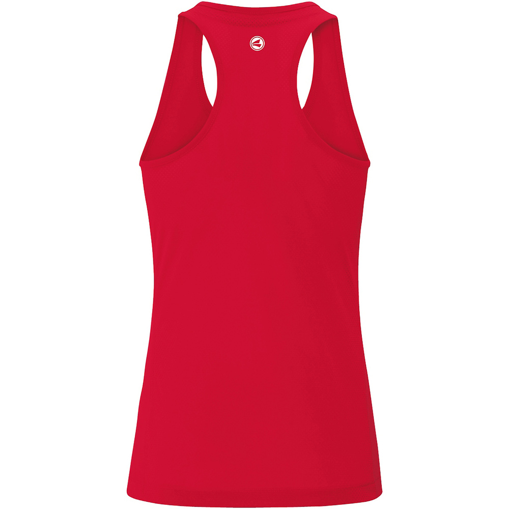 TANK TOP JAKO RUN 2.0, SPORT RED WOMEN. 