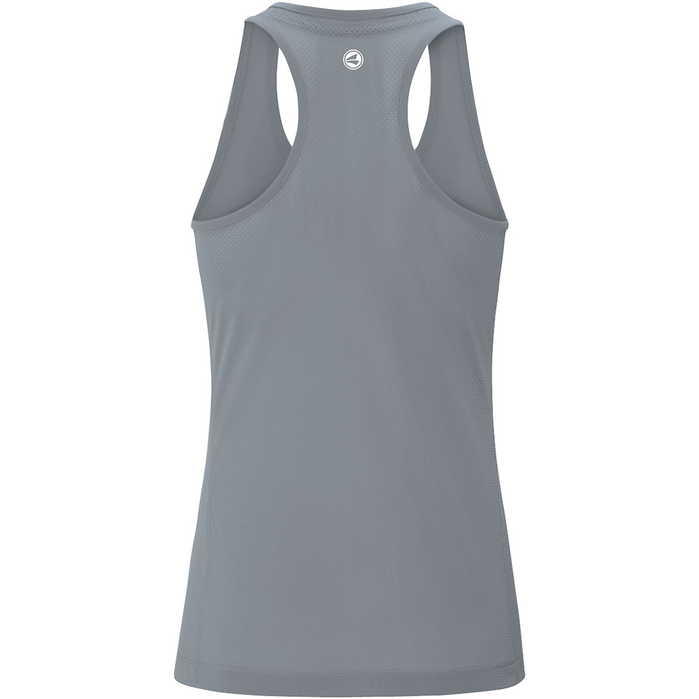 TANK TOP JAKO RUN 2.0, STONE GREY WOMEN. 