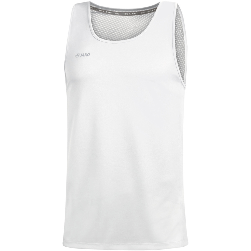 TANK TOP JAKO RUN 2.0, WHITE MEN. 