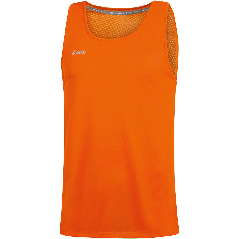 TANK TOP JAKO RUN 2.0 NEON ORANGE MEN