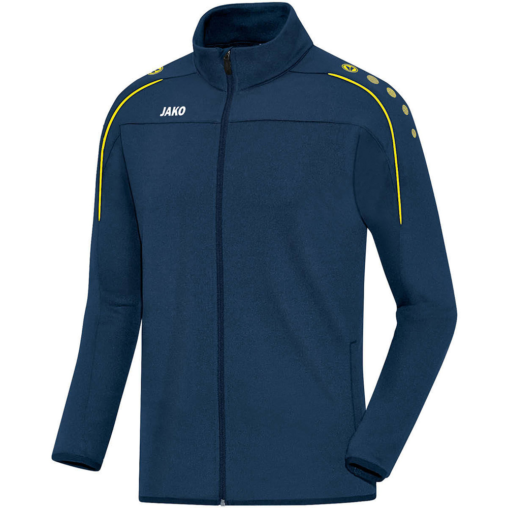 TRAINING JACKET JAKO CLASSICO, NIGHT BLUE-CITRO MEN. 