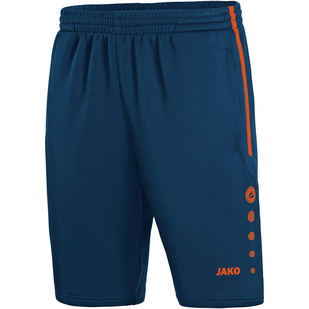 TRAINING SHORTS JAKO ACTIVE, NAVY-FLAME KIDS. 