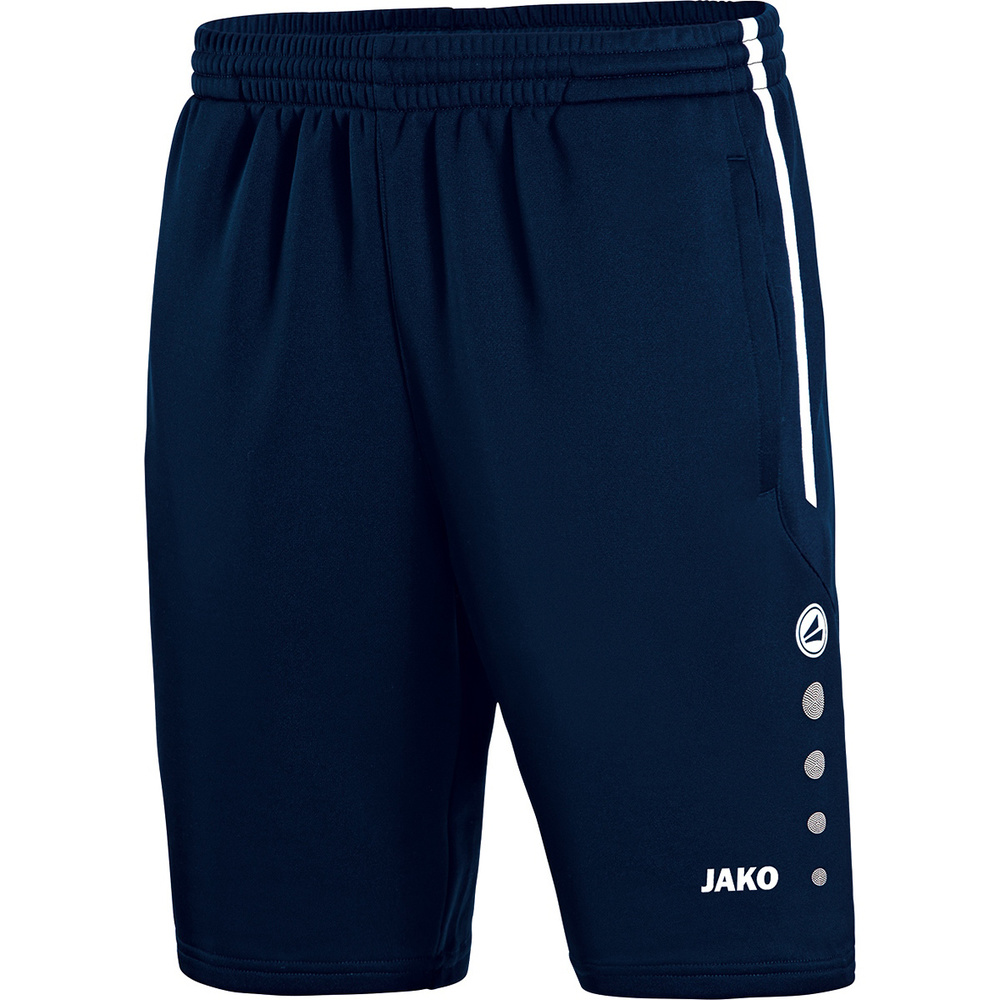 TRAINING SHORTS JAKO ACTIVE, SEABLUE-WHITE MEN. 