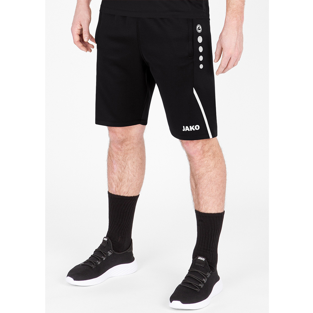 TRAINING SHORTS JAKO CHALLENGE, BLACK-CITRO KIDS. 