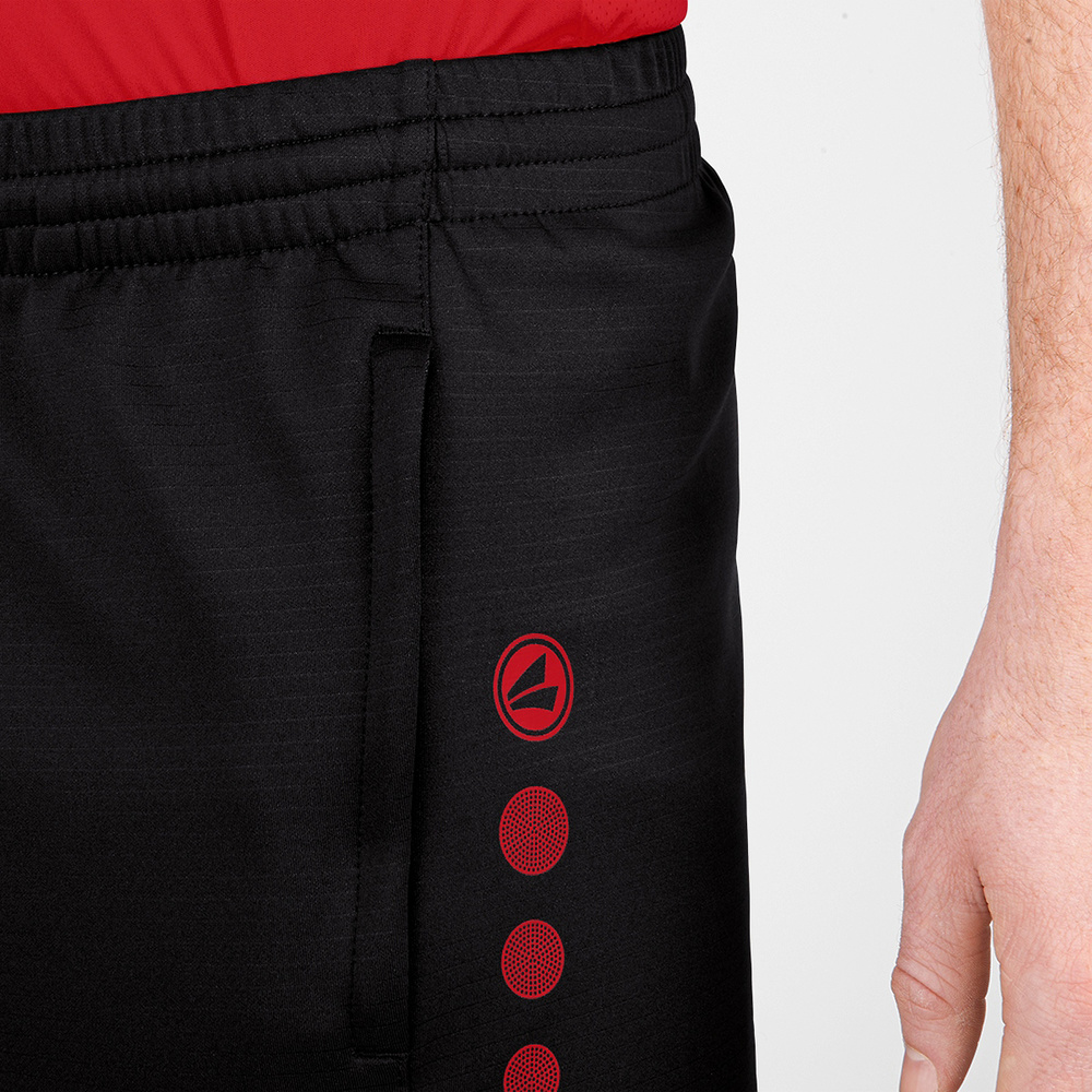 TRAINING SHORTS JAKO CHALLENGE, BLACK-RED MEN. 