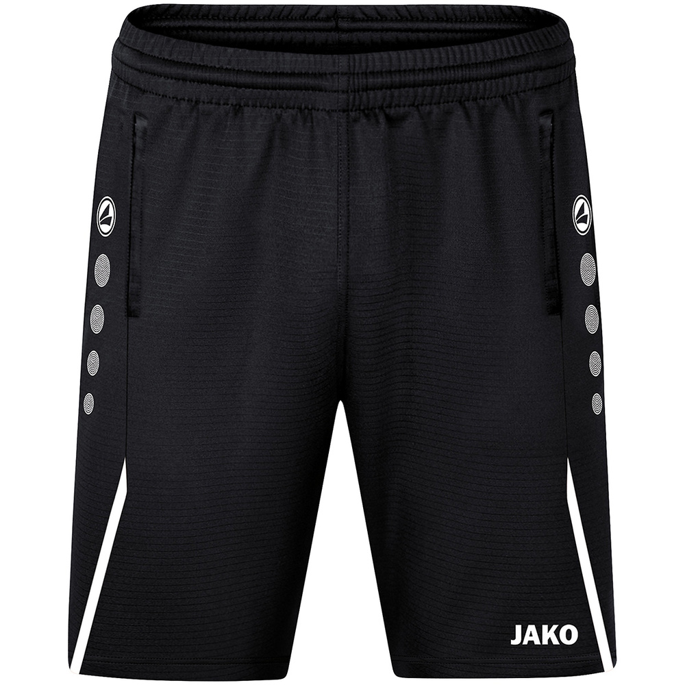 TRAINING SHORTS JAKO CHALLENGE, BLACK-WHITE KIDS. 