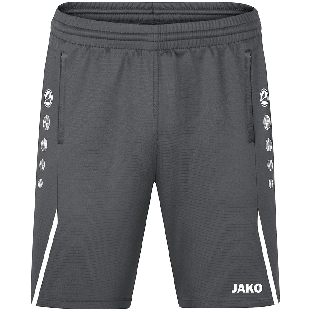 TRAINING SHORTS JAKO CHALLENGE, LIGHT ANTHRA-WHITE MEN. 