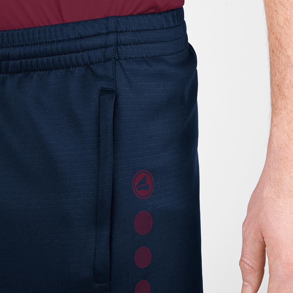 TRAINING SHORTS JAKO CHALLENGE, SEABLUE-MAROON KIDS. 