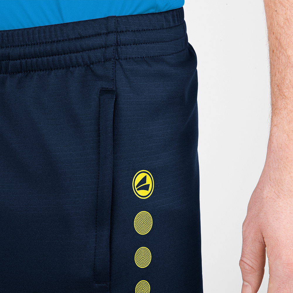 TRAINING SHORTS JAKO CHALLENGE, SEABLUE-NEON YELLOW KIDS. 