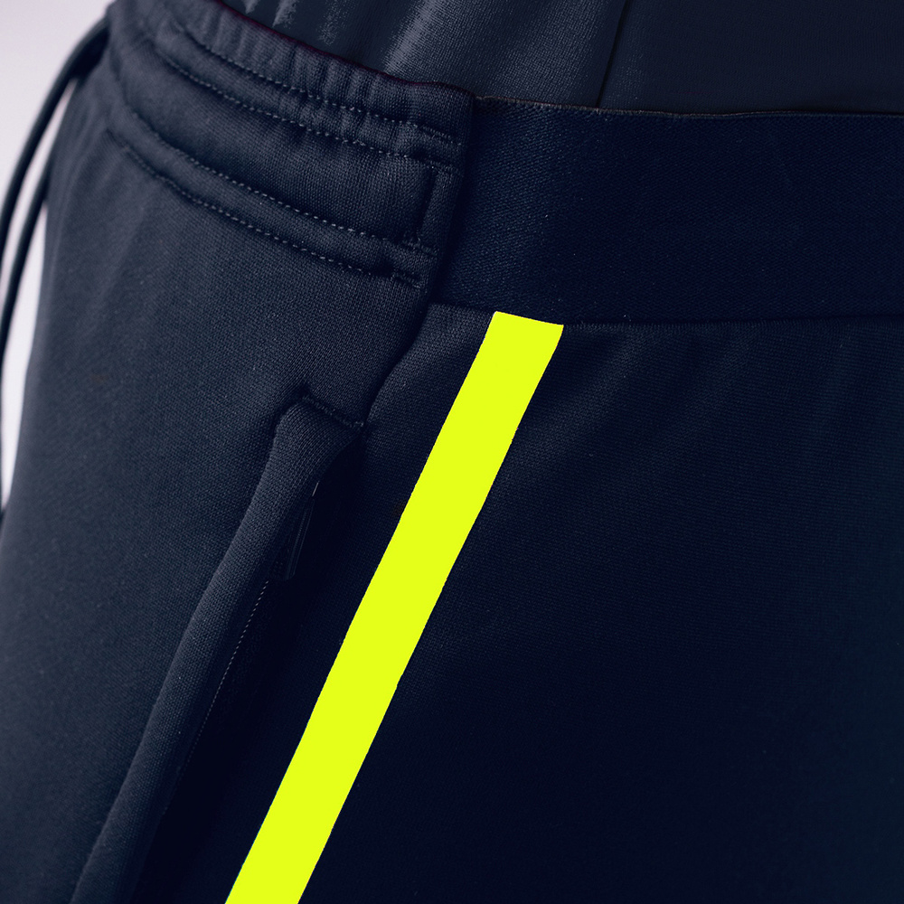 TRAINING TROUSERS JAKO ALLROUND, SEABLUE-NEON YELLOW WOMEN. 