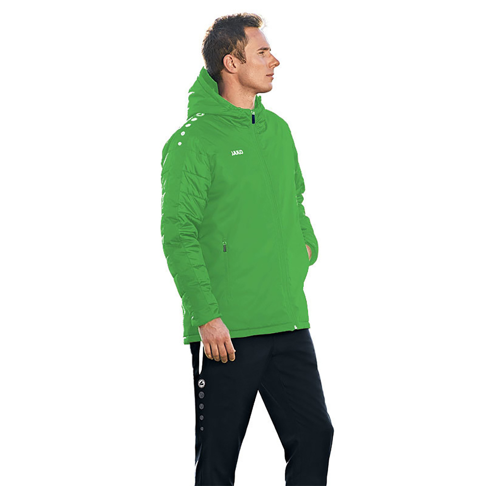 WINTER JACKET JAKO TEAM, SOFT GREEN MEN. 