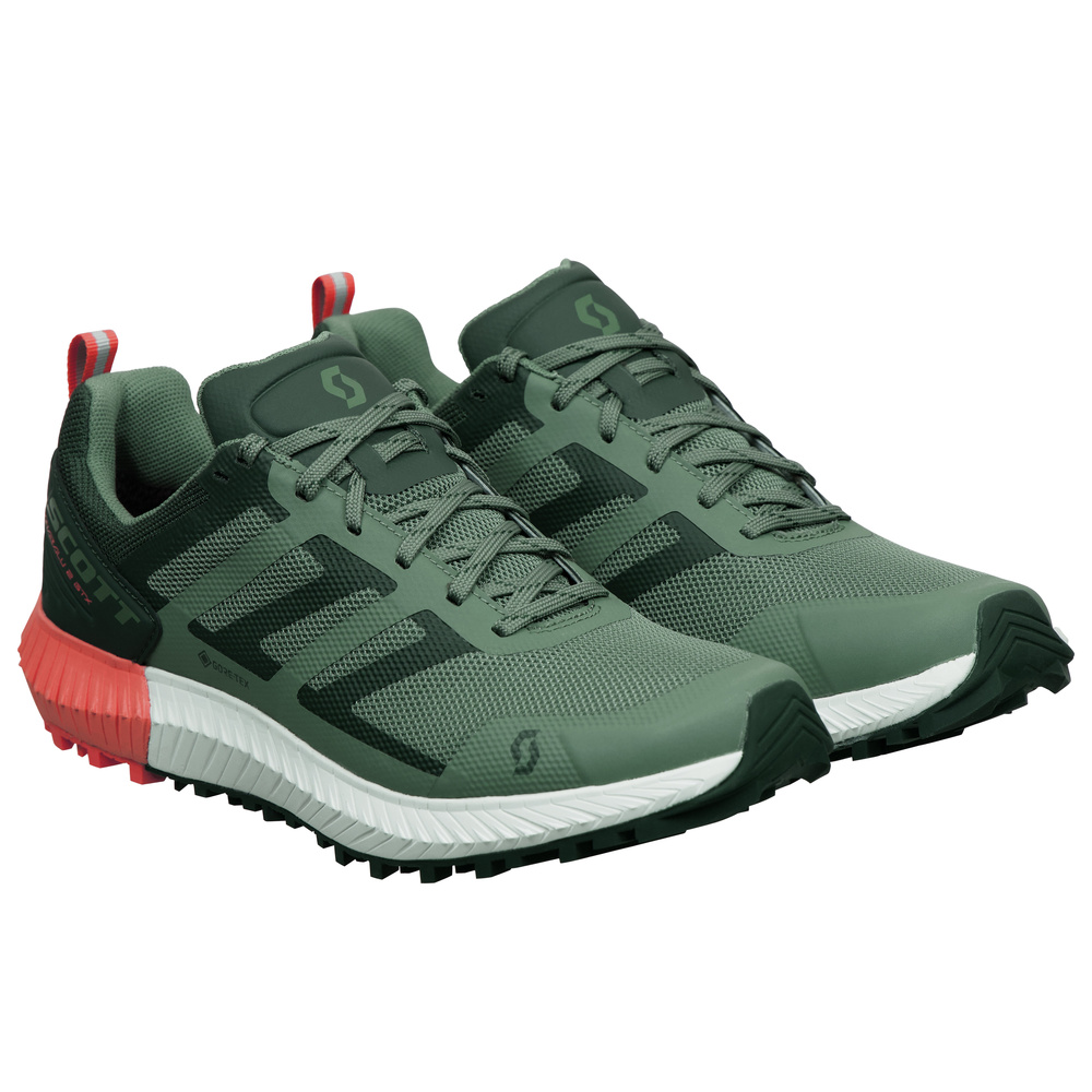 ZAPATILLAS SCOTT WS KINABALU 2 GTX, VERDE-CORAL MUJER. 