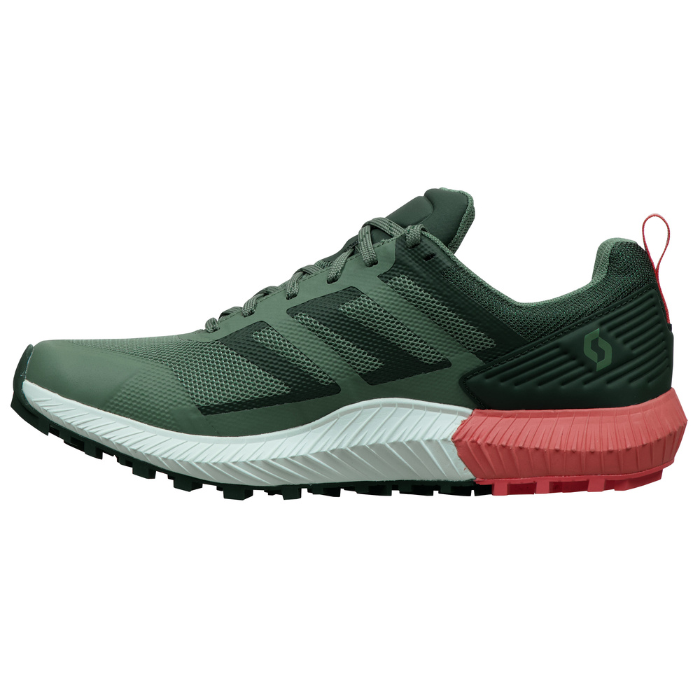 ZAPATILLAS SCOTT WS KINABALU 2 GTX, VERDE-CORAL MUJER. 