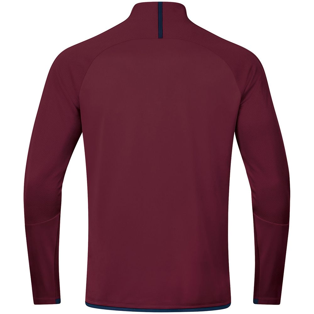 ZIP TOP JAKO CHALLENGE, MAROON-SEABLUE KIDS. 