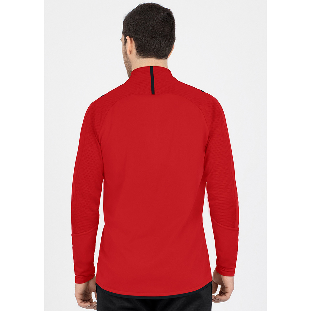 ZIP TOP JAKO CHALLENGE, RED-BLACK KIDS. 