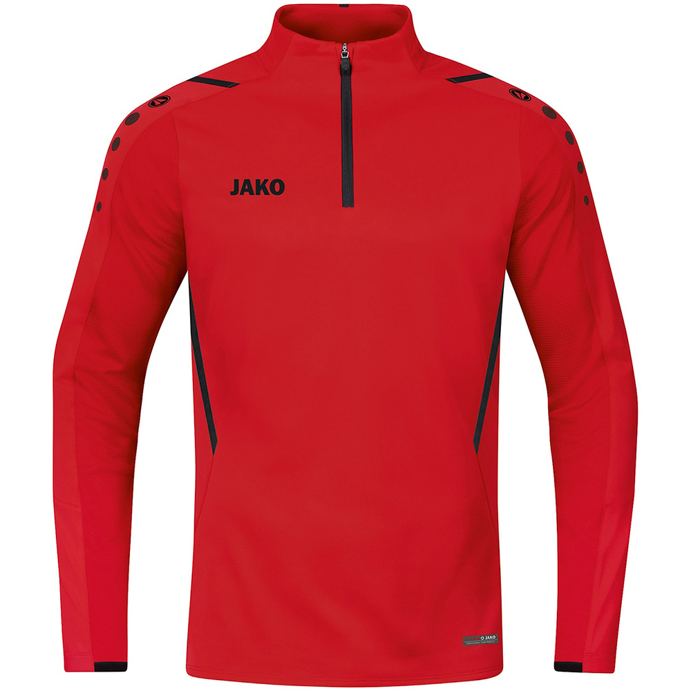 ZIP TOP JAKO CHALLENGE, RED-BLACK MEN. 