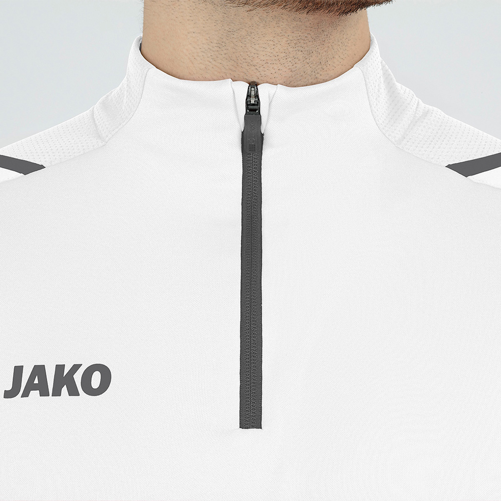 ZIP TOP JAKO CHALLENGE, WHITE-ANTHRACITE KIDS. 