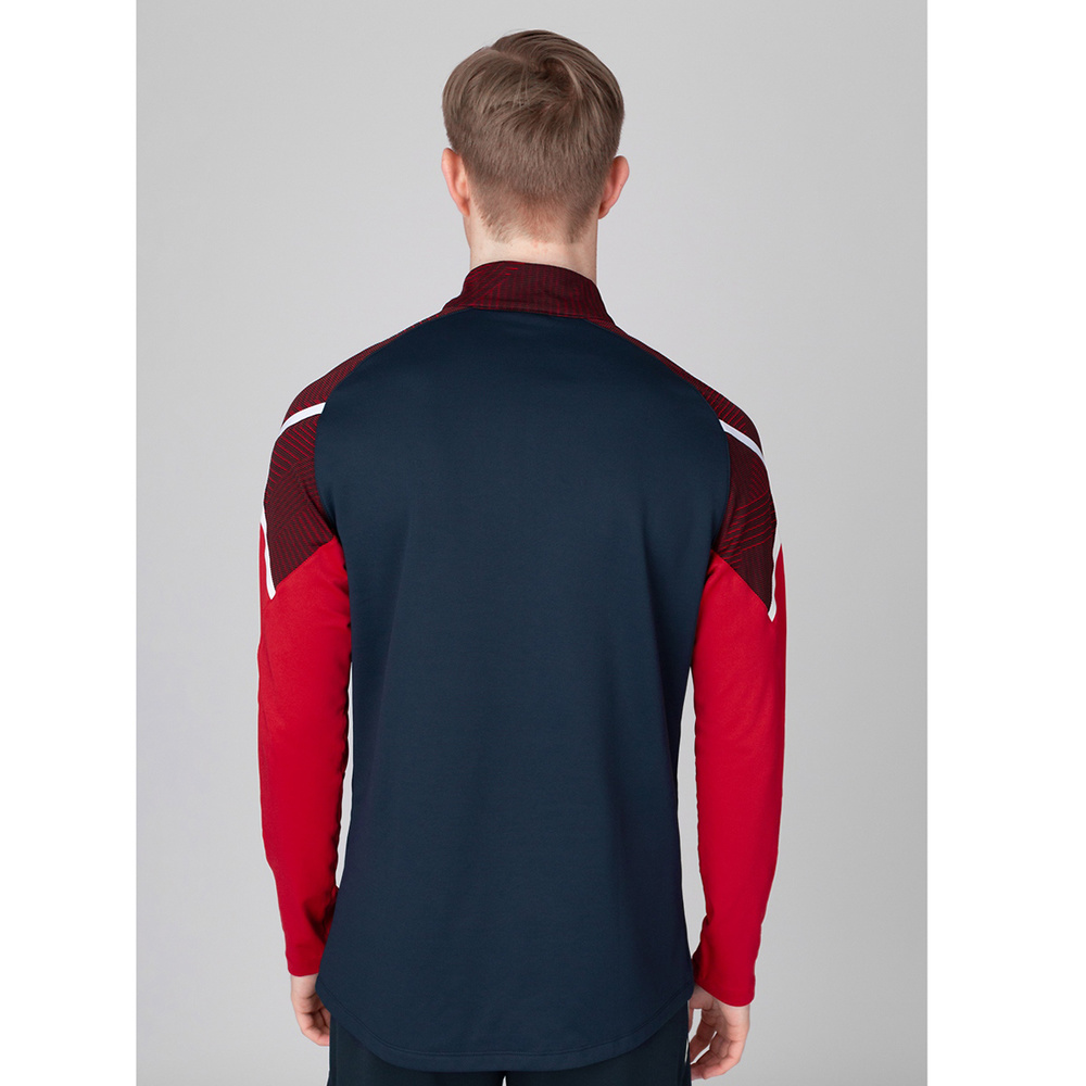 ZIP TOP JAKO PERFORMANCE, SEABLUE-RED KIDS. 