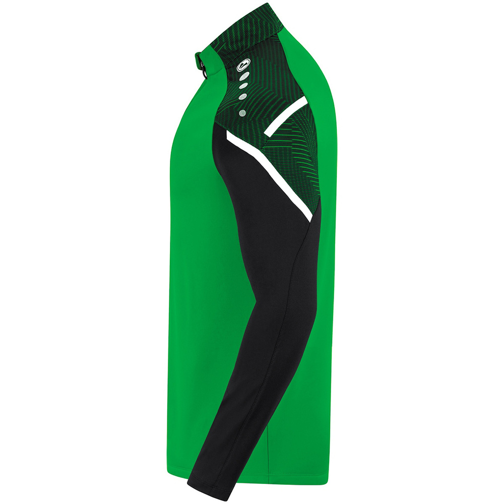 ZIP TOP JAKO PERFORMANCE, SOFT GREEN-BLACK KIDS. 