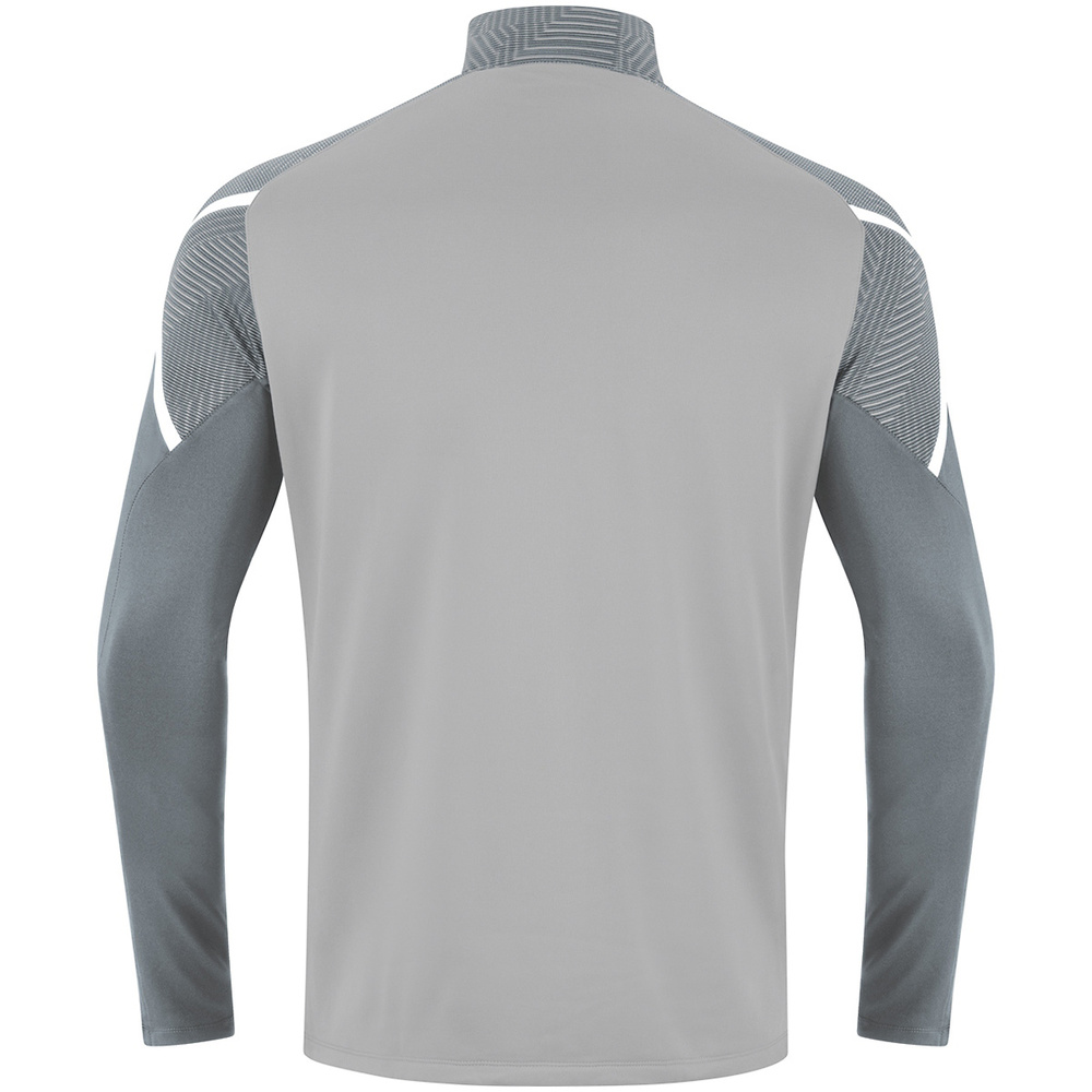 ZIP TOP JAKO PERFORMANCE, SOFT GREY-STONE GREY MEN. 