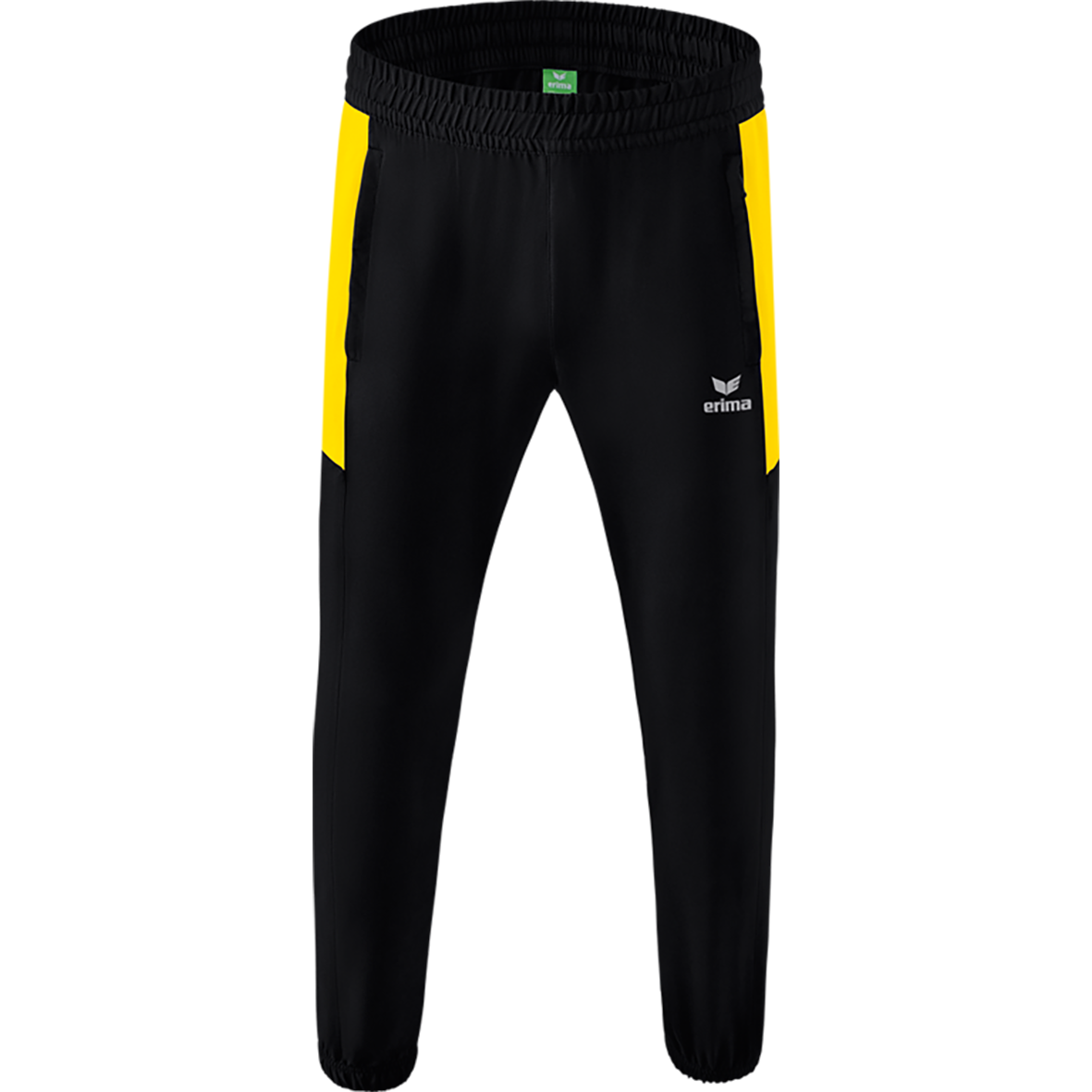 ERIMA TEAM PRESENTATION PANTS, BLACK-YELLOW KIDS.