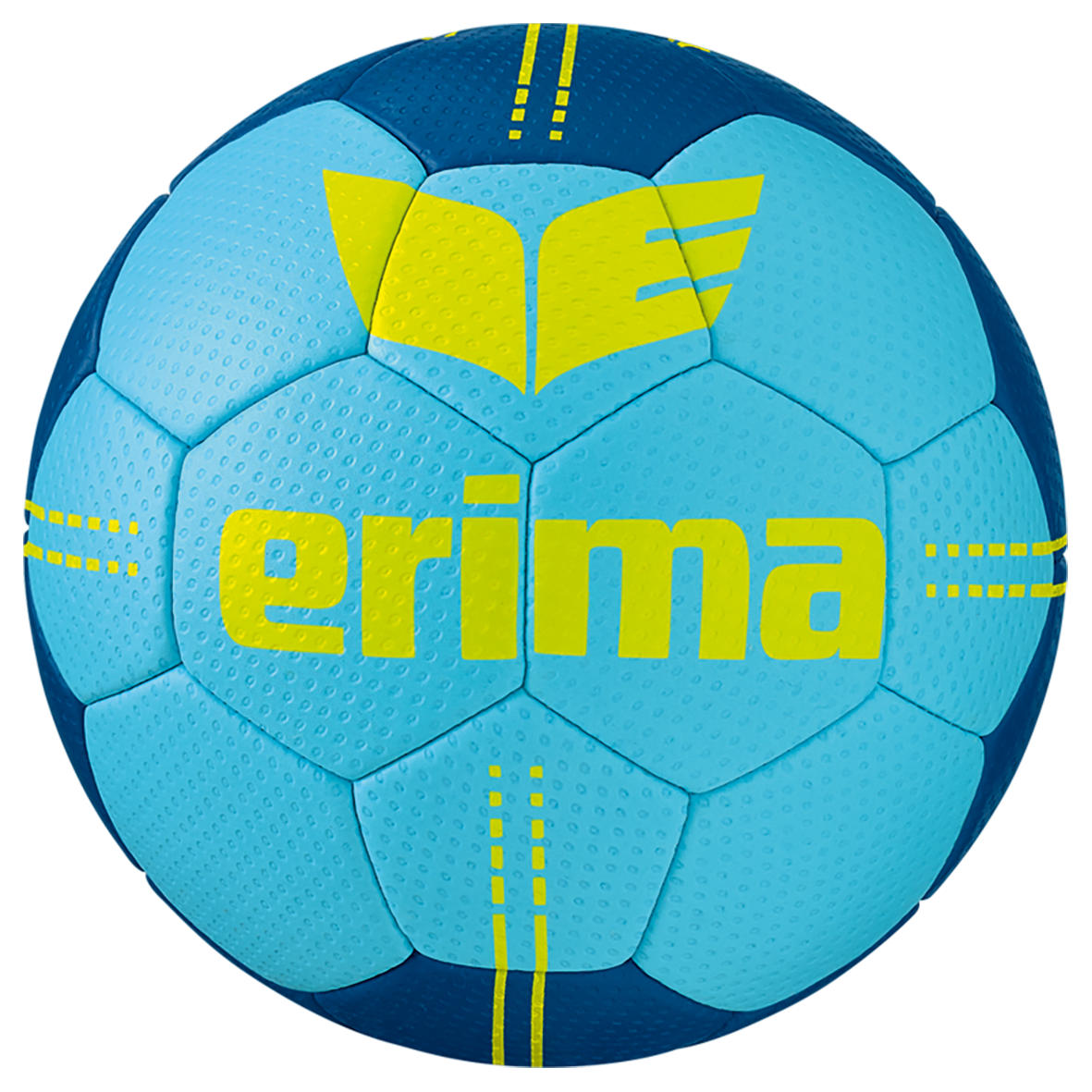 BALÓN DE BALONMANO ERIMA PURE GRIP JUNIOR, CELESTE-MARINO.