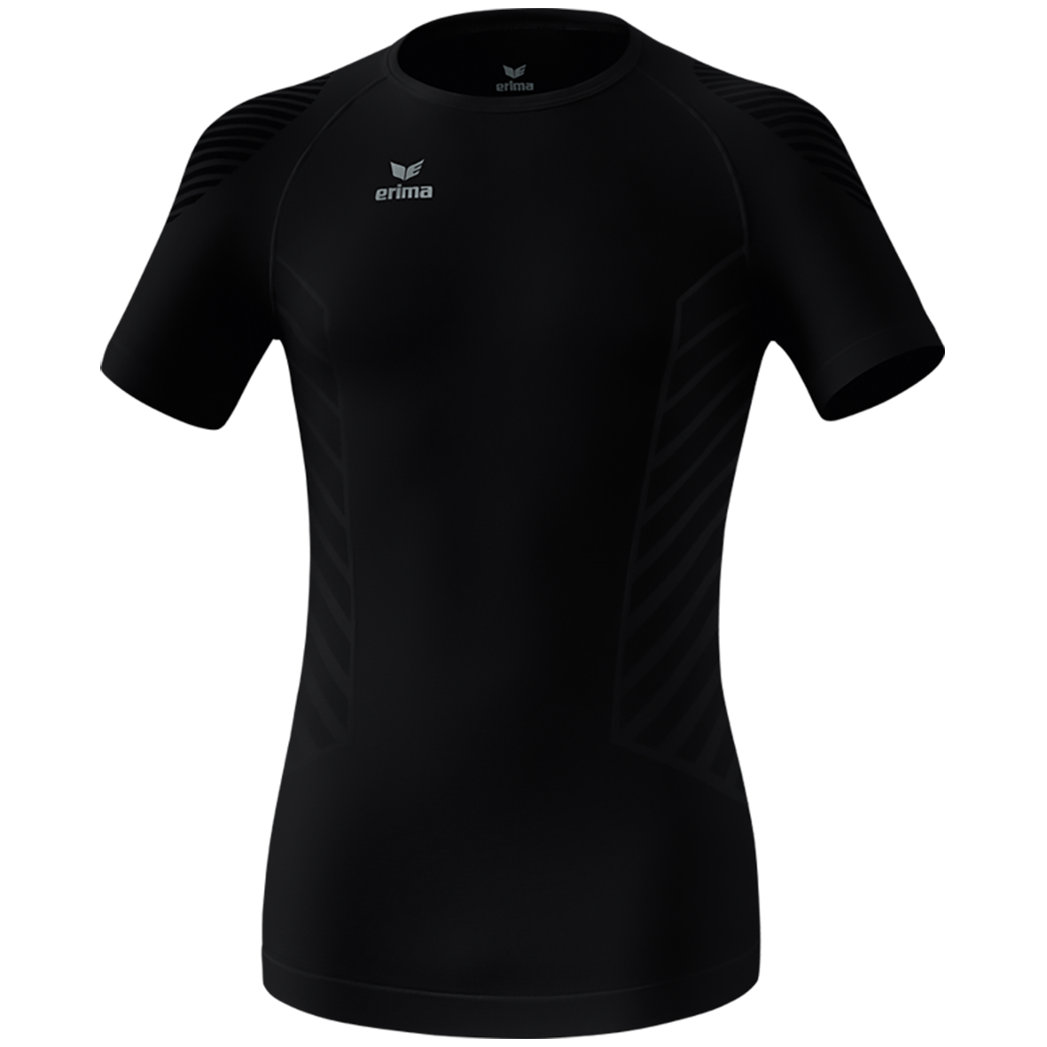 CAMISETA ERIMA ATHLETIC, NEGRA UNISEX.