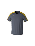 CAMISETA ERIMA EVO STAR, GRIS PIZARRA-AMARILLO-HOMBRE