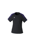 CAMISETA ERIMA EVO STAR, NEGRO-VIOLETA-MUJER