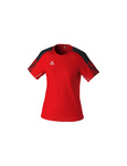 CAMISETA ERIMA EVO STAR, ROJO-NEGRO-MUJER