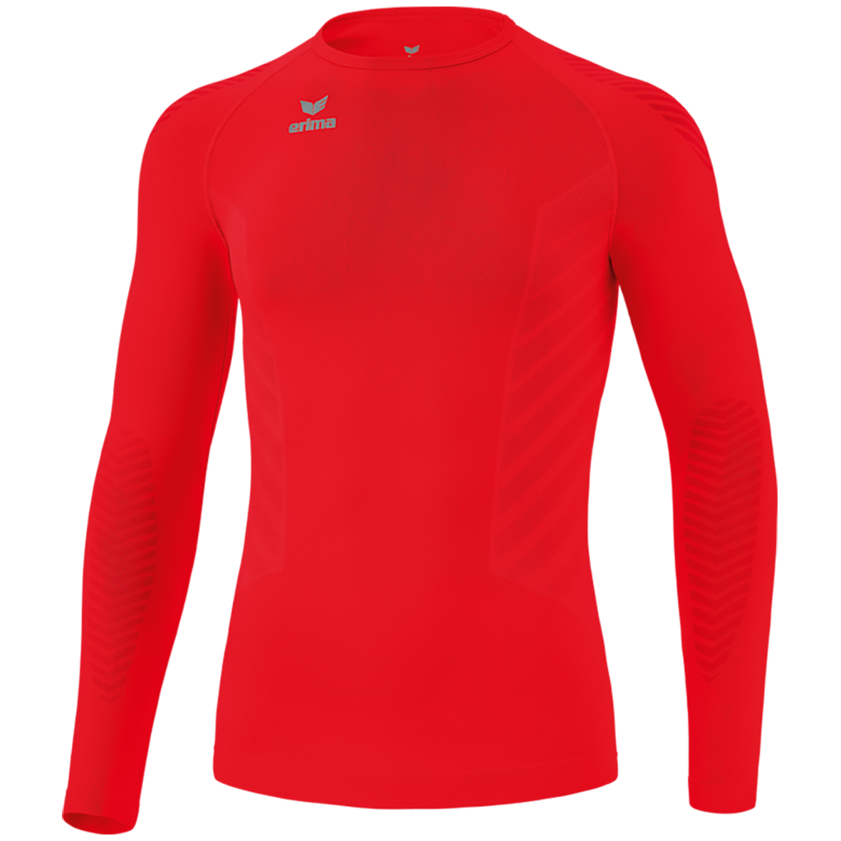 CAMISETA TÉRMICA MANGA LARGA ERIMA ATHLETIC, ROJA UNISEX.