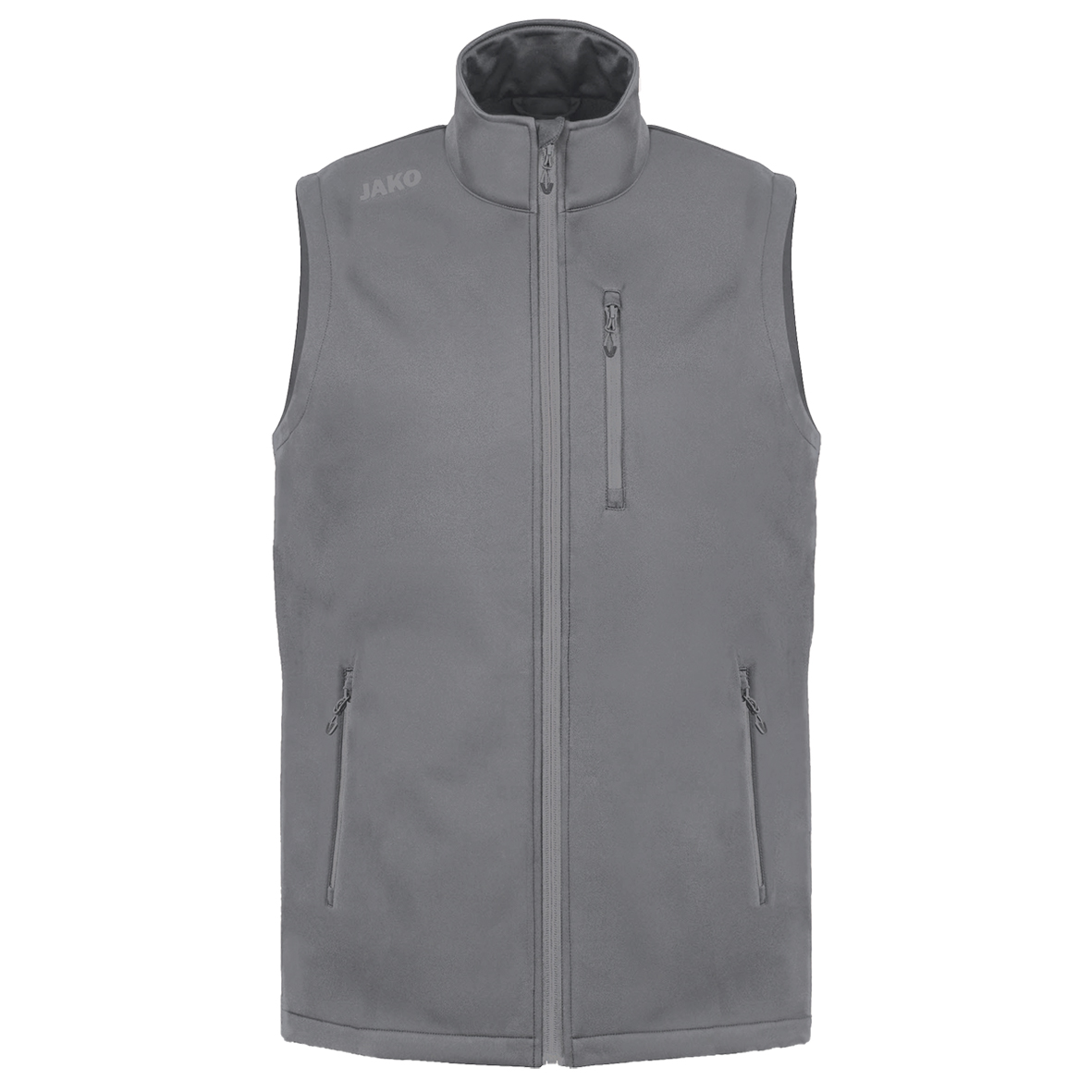 CHALECO SOFTSHELL JAKO PREMIUM, GRIS PIEDRA MUJER.