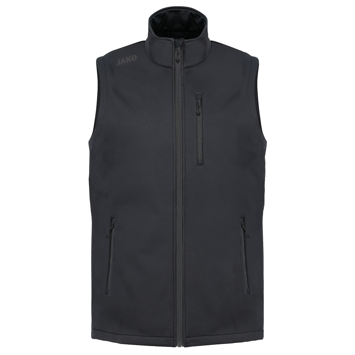 CHALECO SOFTSHELL JAKO PREMIUM, NEGRO MUJER.