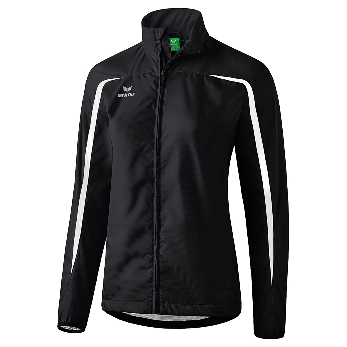 ERIMA ATHLETICS RUNNING JACKET, BLACK-WHITE WOMEN.