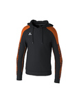 ERIMA EVO STAR HOODY, BLACK-ORANGE-KID