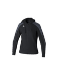 ERIMA EVO STAR TRAINNING JACKET WITH HOOD BLACK-STATE GREY-WOMAN