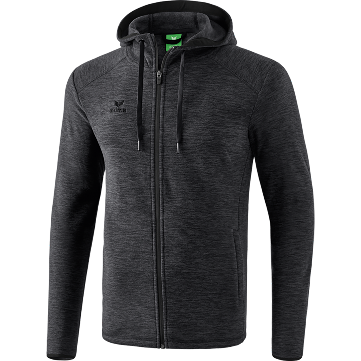 ERIMA FLEECE JACKET, BLACK MEN.